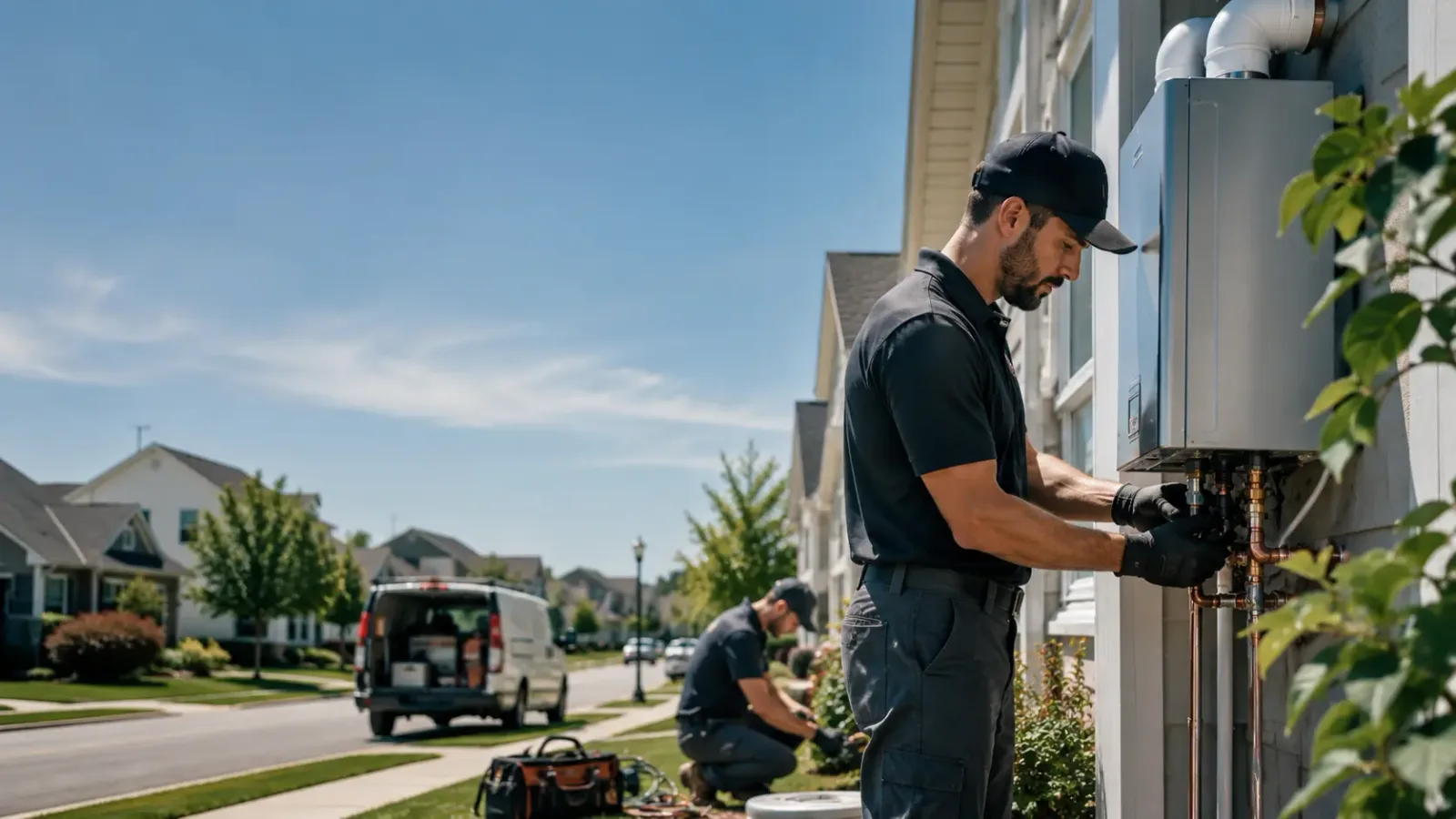 Tankless Water Heater Installation in England, AR